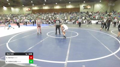 109 lbs 3rd Place - Samuel Barton, Roseburg Mat Club vs Brandon Valenzuela, Pounders WC