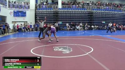 150 lbs Cons. Round 2 - Cooper Hetrick, FREMONT ROSS vs Ezra Womack, CENTRAL CATHOLIC