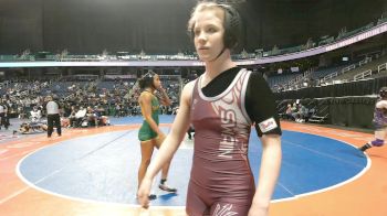 1-4A - 120 Quarterfinal - Adelaide Sanchez, Lejeune vs Claire Ball, Swain County High School