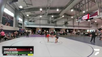 185 lbs Round 2 - Asaiya Golphin, NB Elite Wrestling Club vs Emerlyn Samora, 806 Takedown Wrestling