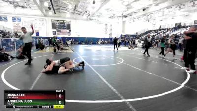 120 lbs Cons. Semi - Jianna Lee, La Cañada vs Angelina Lugo, Selma