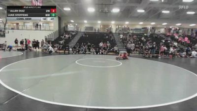 157 lbs Cons. Semi - Allen Diaz, GPWA vs Luke Steffens, Mowest