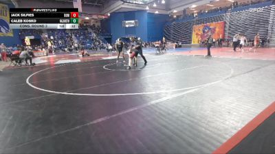 132 lbs Cons. Round 3 - Jack Silfies, Bishop McCort vs Caleb Kosko, Nazareth