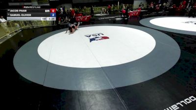 120 lbs Cons. Rd Of 16 - Jacob Pham, Bellarmine College Prep High School Wrestling vs Samuel Olivier