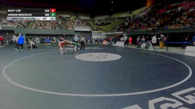 120 lbs Consi Of 16 #2 - Riley Lor, Clovis South vs Adrian Montalvo, Dinuba