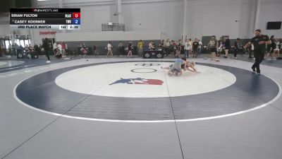 106 lbs 3rd Place Match - Brian Fulton, Blackfoot vs Casey Koerner, Tiger Wrestling Club