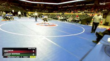 126 Class 2 lbs Cons. Round 1 - Levi Dicus, Potosi vs Carson Renfrow, Boonville