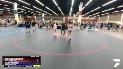 135 lbs Quarterfinal - Zariah Rodriguez, ReZults Wrestling vs Gwen Musser, Spartan Mat Club