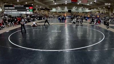 113 lbs Quarterfinals (8 Team) - Luke Higdon, Signal Mountain High School vs Sayvion Surles, Tullahoma High School