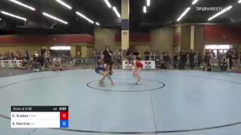 97 lbs Consi Of 8 #2 - Cambry Suskey, Team Tulsa Wrestling Club vs Aniz Ramirez, 512 Outlaw Wrestling