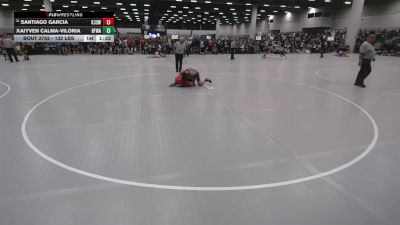 132 lbs Champ. Rd Of 128 - Santiago Garcia, KT 3 Style Wrestling Club vs Xaiyven Calma-Viloria, Black Fox Wrestling Academy