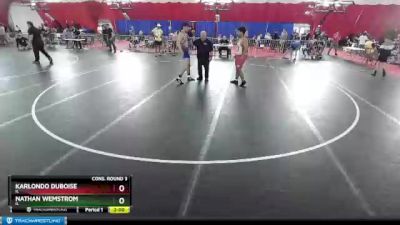 195 lbs Cons. Round 3 - Karlondo Duboise, IL vs Nathan Wemstrom, IL