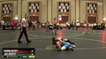 92 lbs Round 3 (4 Team) - Joey Dentato, Bitettio Trained vs Cayden Vincent, Armory WA Black