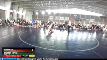71 lbs Champ Round 1 (16 Team) - Ari Sobaje, Shootbox Wrestling vs Bridger Adams, Idaho 2