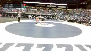 190 lbs Cons. Round 2 - Adam Adcox, Basehor-Linwood HS vs Gavin Saner, Valley Center HS