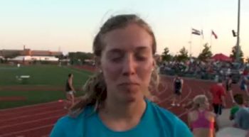 Emily Sisson after 4:48 PR at 2010 Festival of Miles