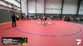 138 lbs Champ. Round 1 - Bryar Jensen, Omak Wrecking Crew Wrestling vs Mason Daily, Barlow Mat Club (DBA Barlow Wrestling)