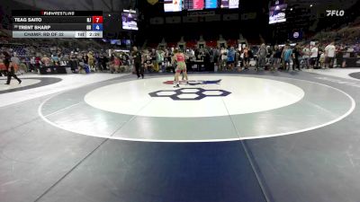 138 lbs Champ. Rd Of 32 - Teag Saito, NJ vs Trent Sharp, OH