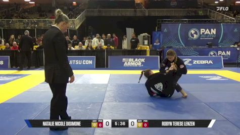Robyn Terese Lenzen vs Natalie Nicole Disimone 2026 Pan Jiu Jitsu IBJJF Championship