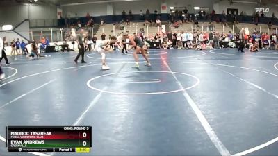 140 lbs Cons. Round 5 - Evan Andrews, Greenville vs Maddoc Taszreak, Massa Wrestling Club