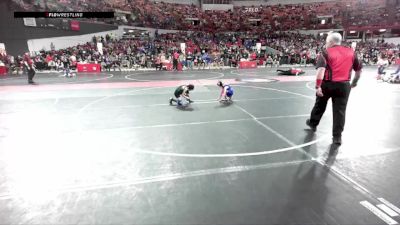 60 lbs Champ. Round 1 - Catalina Cuarenta, AF Green Demons vs Nora Flatland, Mukwonago Wrestling Club