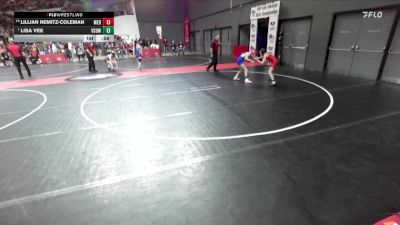 80 lbs Champ. Round 1 - Lisa Vee, Victory School Of Wrestling vs Lillian Nemitz-Coleman, Medford