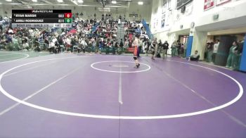 Girls 170 lbs Quarterfinal - Areli Rodriguez, Alisal Girls vs Ryan Marsh, Galileo&nbsp;Girls
