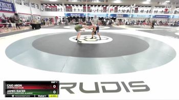 127-2 lbs Round 2 - Caio Aron, Spartan Mat Club vs James Racer, Askren Wrestling Academy