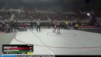 126 lbs Quarterfinal - Nevaen Flemmons, Lee Williams HS vs Adrianna Lloyd, Centennial