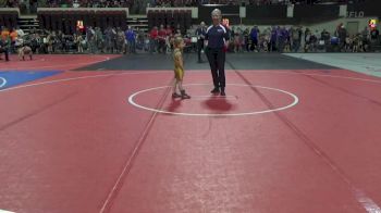 40 lbs Quarterfinal - Aurora Markle, Glasgow Wrestling Club vs Madison Johnson, Baker Wrestling Club