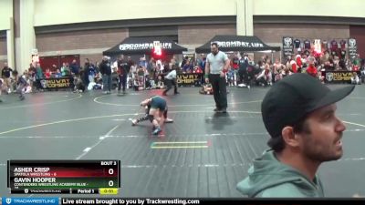 56 lbs Round 2 (4 Team) - Asher Crisp, Spatola Wrestling vs Gavin Hooper, Contenders Wrestling Academy Blue