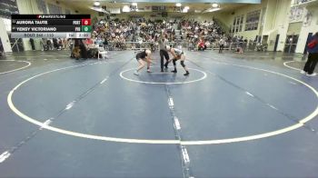 110 lbs Champ. Round 3 - Aurora Taute, Portola vs Yensy Victoriano, Perris