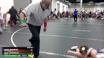 76 lbs Semis (4 Team) - James Wasnieski, Terps Xtreme vs Adam Hagenbuch, Kraken