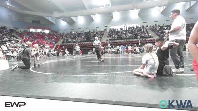 43 lbs Consi Of 8 #1 - Alexander Barbosa, Honey Badgers Wrestling Club vs Griffin Edmondson, Team Tulsa Wrestling Club