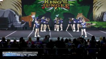 American Cheer Elite - Stealth [2026 L3 Senior - D2 Day 1] 2026 ASC King of the Jungle Chicago Showdown