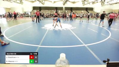 85 lbs Rr Rnd 5 - Jace Goodrow, Maine Trappers vs Bella Manno, Apex