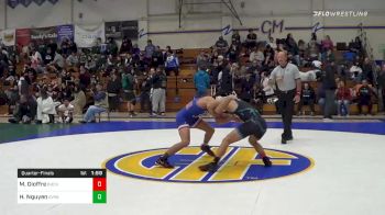 126 lbs Quarterfinal - Michael Gioffre, Buchanan vs Harrison Nguyen, Evergreen Valley