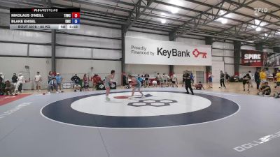 65 kg Champ. Round 1 - Nikolaus O'Neill, Tar Heel Wrestling Club vs Blake Engel, Kohawk Wrestling Club