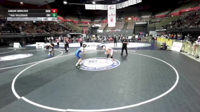 138 lbs Cons. Sub-rd Of 16 - Kai Villegas, Cardinal Wrestling Club vs Amari Mirlohi, Benicia High School Wrestling
