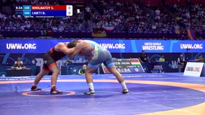 125 kg 1/8 Final - Sardorbek Kholmatov, Uzbekistan vs Daniel Ligeti, Hungary