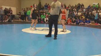 120 lbs Champ. Round 1 - Tealah Stevenson, Newcastle vs Chaysn Melin, Colstrip