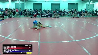 114 lbs Semis & 3rd Wb (16 Team) - Jaimon Mogard, Iowa vs Raymond Castillo, California