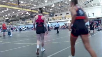 112 lbs Semis (4 Team) - Addison Rudolph, Black Mambas vs Baillee Cash, Charlies Angels Pink