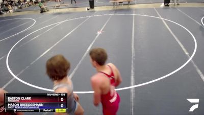 138 lbs Champ. Round 2 - Easton Clark, Minnesota vs Mason Breeggemann, Ghost Riders Wrestling Club