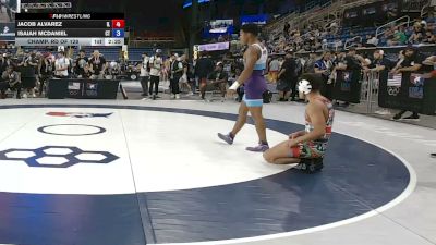 157 lbs Champ. Rd Of 128 - Jacob Alvarez, Illinois vs Isaiah McDaniel, Connecticut