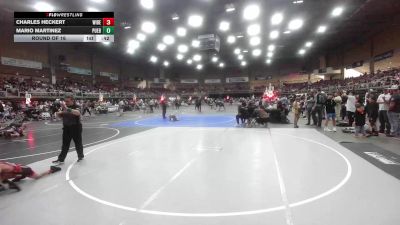 62 lbs Round Of 16 - Charles Heckert, Widefield WC vs Mario Martinez, Pueblo West Storm