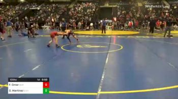 100 lbs Consolation - Finley Omar, Beatrice Wrestling Club vs Duke Martinez, Elevated Wrestling