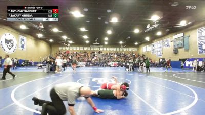 138 lbs Cons. Round 3 - Zakary Ortega, Garces Memorial vs Anthony Sanchez, Kerman