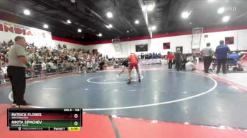 138 lbs Cons. Round 1 - Patrick Flores, Westminster vs Nikita Sipachev, Laguna Hills