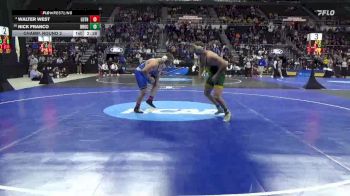 285 lbs Champ. Round 2 - Nick Franco, SUNY Brockport vs Walter West, Luther